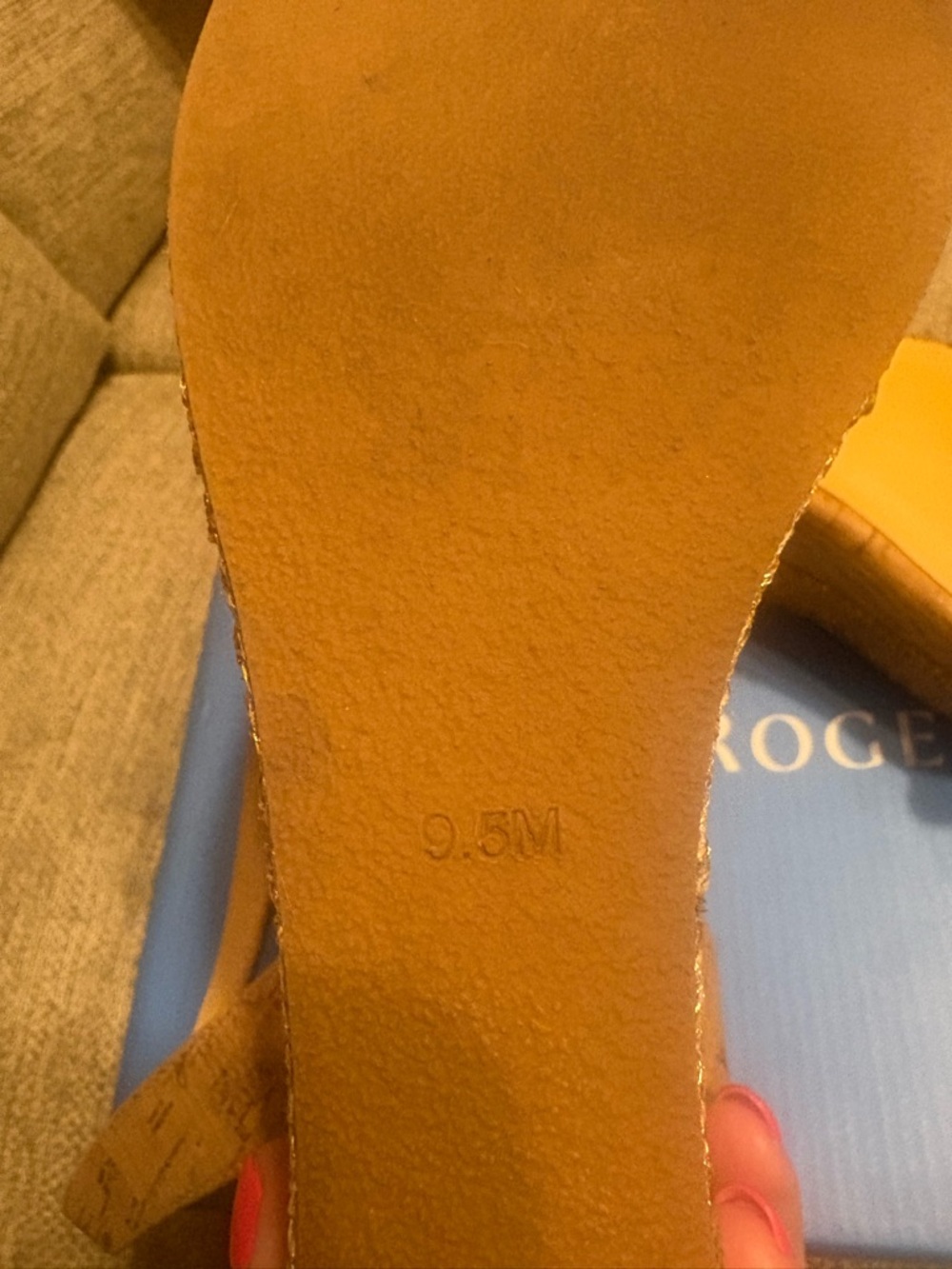 Jack Rogers Cork Slingback Sandals in Tan - Picture 5 of 9